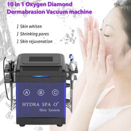 10 IN 1 oxygen facial Machine Facial Dermabrasion Face Clean BIO Microcurrent Hydra Microdermabrasion Equipment