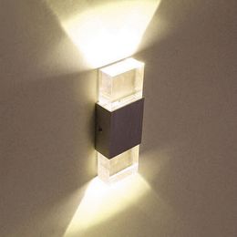 6W LED Wall Lamp Bathroom Lights High Quality Aluminium + Acrylic Shade For Corridor Stairs Bar KTV Wall Lamps