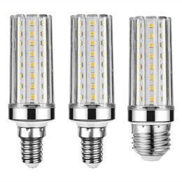 Super long lifespan E14 12W 16W 20W 24W LED lamp Corn Bulb AC85-265V No Flicker 2835 SMD LEDs light / lighting 3Pcs/lot