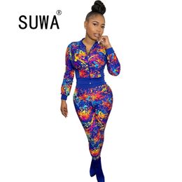 2 Two Pieces Sets Women Outfits Tracksuits Plus Size Casual Winter Sweatshirts Jogger Tops + Pants Suits Clothing Wholesale 210525