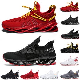 Newest Non-Brand men women running shoes Blade slip on black white all red Grey Terracotta Warriors mens gym trainers outdoor sports sneakers size 39-46