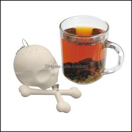 Tea Infusers Teaware Kitchen Dining & Bar Home Garden Overlying Skl Sile Infuser Loose Leaf Cute Strainer Fda Lfgb Standard Creative Philtre