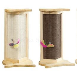 Cat Toys Le Creak Solid Wood Sisal Sofa Protects Cats From Scratching And Abrasion Resistant Board Device C