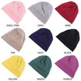 Women Girl Cotton Double Layer Night Sleeping Hat Hair Care Caps Bonnet Head Wrap Fashion Accessories