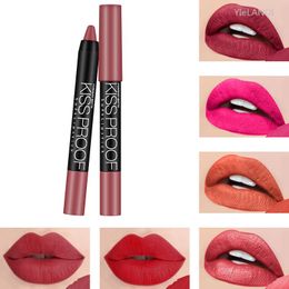 DNM19 Colour lipstick matte lip gloss easy to non-stick cup pencil sharpener required Lipsticks