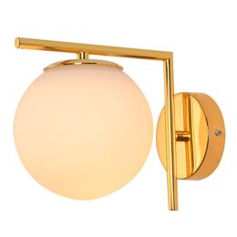 Wall Lamp Modern Vintage Nordic Decoration Home Crystal Mirror Light Bedroom Bedside Corridor