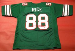 custom JERRY RICE MISSISSIPPI VALLEY STATE DELTA DEVILS JERSEY STITCHED add any name number