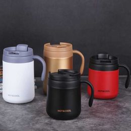 350/500ML Double wall Stainless Steel Thermos Coffee Mug Portable Car Vacuum Flasks Travel Thermo Cup Water Bottler tumbler 210615