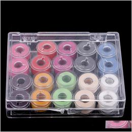 Notions Tools Apparel Drop Delivery 2021 20Pcs Plastic Sewing Hine Bobbins W Thread Spools For Tailors Dressmaker Clothing Designer Zpnte