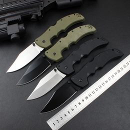 High Quality Cold Finish Steel Recon 1 Sharp Blade Folding Knife G10 Handle Hunting Camping Survival Outdoor EDC Tactical Tool Easy to carry