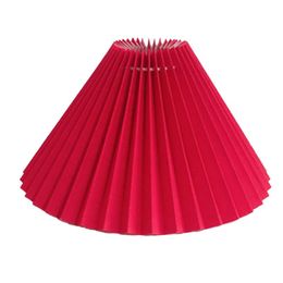 Lamp Covers & Shades Pleated Lampshade E27 Light Cover Japanese Style Fabric Table Ceiling Decor HR