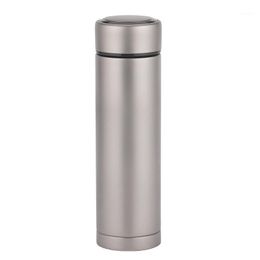 Water Bottle Titanium Cup Outdoor Travel Hand 450Ml Double Insulation With Tea Philtre Business