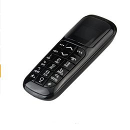 Unlocked Super Small Quad Band Pocket Cell Phone Wireless Mini Bluetooth Dialer 0.66 Inch Single GSM Support SIM Card Dial Call Children Cellphone