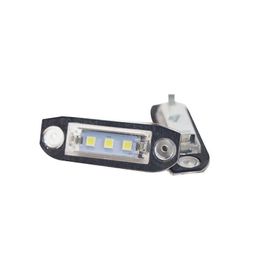 New 2 Pcs Car White LED Licence Plate Light Car-Styling Number Lamp for Volvo S80 XC90 S40 V60 XC60 S60 C70 V50 XC70 V70