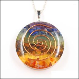 Necklaces & Pendants Jewelry Xinshangmie Reiki 7 Chakra Orgone Energy Healing Pendant Necklace For Women Men Handmade Fashion Charm Jewelry1