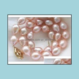 Beaded Necklaces & Pendants Jewellery 11-1M Natural Akoya Pearl Necklace 14K Gold Clasp 18 Inch Drop Delivery 2021 Xgb6N