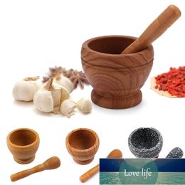 1PC PP Mortar Pestle Set Garlic Herb Spice Mixing Grinding Crusher Bowl Restaurant Kitchen Tools