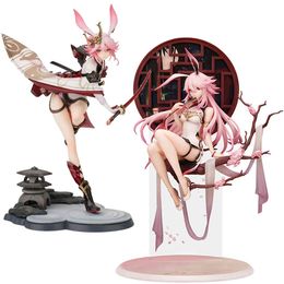 25-35cm Honkai Impact 3 Kiana Kaslana Sakura Yae Heretic Miko PVC Action Figure adult Collection Model Toy Doll Gifts X0503