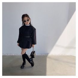 Summer Arrival Girls Fashion Coat Kids Korean Design Jackets 211204