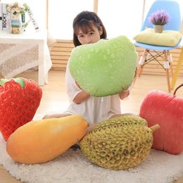 Cushion/Decorative Pillow Simulation 3D Fruit Shape Cushion Cartoon Cute Plush K8