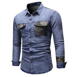 Los Camisas Jeans Hombre Oferta Online | DHgate.com