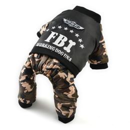 Winter Pet Clothes For Dogs Camouflage Puppy Coat Jacket Warm Fleece Dog Jumpsuits Chihuahua French Bulldog Clothing Overall 220104