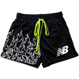 2021 NEW Summer Running Shorts Men Workout Breathable Mesh Sports Jogging Fitness male Quick Dry Gym Beach fashion brand Short H1210