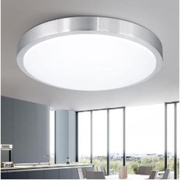 Modern And Simple LED Bedroom Ceiling Lamp Round Aluminum Edge Aisle Kitchen Bathroom Balcony Lighting Lights