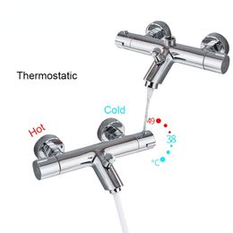 Thermostatic Shower Faucets Mixer Tap Bathroom Mixer Mixing Valve Bathtub