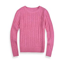 Casual O-neck Autumn Winter Knitted Sweater Brand Ralp Small Horse Women Long Sleeve Jumper Solid Ladies Style Pullover Knitwear Y1110