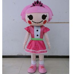 Halloween little girl Mascot Costume High quality Cartoon Plush Anime theme character Christmas Adults Size Birthday Party Outdoor Outfit