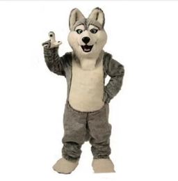 Performance Wolf Plush Fursuit Clothing Mascot Costume Halloween Christmas Fancy Party Cartoon Character Outfit Suit Adult Women Men Dress Carnival Unisex