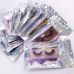 Hot Styles Natural False Eyelashes Soft Light Fake 3D Mink Eyelash Glitter Eyelash-es Extension Lashes Tweezer Brush Makeup