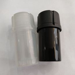 40mm Tobacco Plastic Grinder with Med Container smoking pipes Crusher herb vs metal Grinders for oil pipe bong ZWL213
