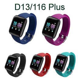 Y68 D20 D13 115 Plus Smart Watch Men Women Blood Pressure Round Smartband Wristband Waterproof Sport Wrist SmartWatch Fitness Tracker For Phone Android IOS
