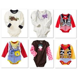 Long Sleeve Baby Boys clothes bebe Girls Bodysuits 100% cotton newborn jumpsuits infant one-piece clothing 210413