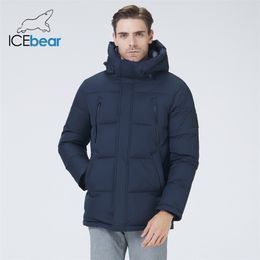 winter men's jacket hooded clothing thicken warm fashion brand MWD21823i 211204