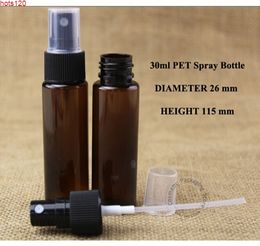 30pcs/Lot Promotion 30ml Plastic Spray Bottle Empty 1OZ Atomizer Cap Women Cosmetic Container Small Perfume Packaginghood qty