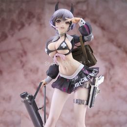 22cm DAMTOYS Anime Figure After-School Arena Fourth Shot Megapower Action Figure ELF Vol.4 Mega Power Figurine Model Doll Toys