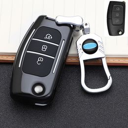 3 Button New Car Remote Key Cover Case For Fiesta Focus 2 Ecosport Kuga Escape Falcon B-Max C-Max Eco Sport Galaxy