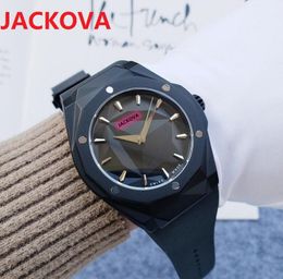 factory quality Mens Watches 42mm Black Blue Rubber Silicone Sapphire Automatic Mechanical 2813 Movement Wristwatch