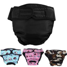 Dog Apparel XS-XXL Small Large Physiological Pants Diaper Sanitary Washable Female Underwear Shorts Panties Pets Puppy Dogs SuppliesDog Appa