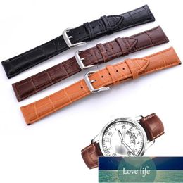 Genuine Leather Watchbands 12/14/16/18/20/22 mm Watch Steel Pin Buckle Band Strap High Quality Wrist Belt Bracelet Watch Belts Factory price expert design Quality