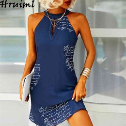 Summer Dresses for Women High Waist Fashion Mini Casual Halter Elegant Party Streetwear Off Shoulder Women's Clothing 210513