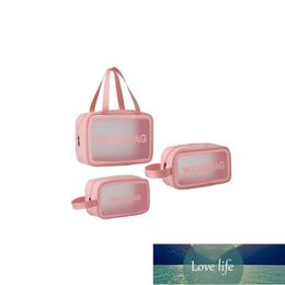 3Pcs/Set Cosmetic Bag PVC Transparent Makeup Storage Bag Travel Hygiene Products Organiser Box Waterproof Sundries Container Cas Factory price expert design