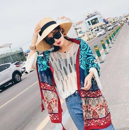 Summer Ethnic Style Spring Scarf Women Big Size Long Scarves Woman Cotton Sunscreen Shawl Silk Scarfs unisex Beach towels FFF33010