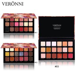 VERONNI 18 Colours Rose Gold Eyeshadow Palette Desert Eye Shadow Charm for you 24K And Black Truffle Flamingo Pressed Pigment