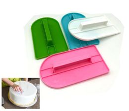 Food Grade Cake Smoother Tools Decorating Sugar Craft Icing Mould DIY Baking Tool Cakes Smoothing Rolled Fondant Spatulas DD355