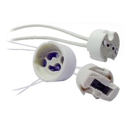 Fornecimento de fábrica MR16/MR11/gu5.3/g4 fio cabo base soquete suporte da lâmpada soquetes bases adaptador Fio- Conector para holofotes