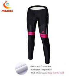 Racing Pants Fleece Cycling Winter Thermal Long Bib Culotte Ciclismo Hombre Invierno Mtb Bicycle Tights Outdoor Sweatpants